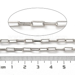 304 Stainless Steel Paperclip Chains&nbsp;CHS-A016-38P-A