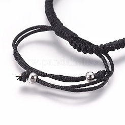 Nylon Cord Braided Bead Bracelets Making&nbsp;BJEW-F360-FP08