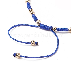 3Pcs 3 Color Evil Eye Lampwork & Glass Seed Braided Bead Bracelets Set for Women&nbsp;BJEW-JB09250