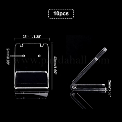 10Pcs Organic Glass Earring Displays&nbsp;EDIS-PH0001-11A