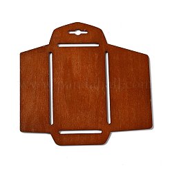 レトロなスタイルのDIY封筒テンプレート  木製封筒ステンシル  小型の長方形封筒作成用  ブラウン  15x15.5x0.3cm  内径：10x6.2のCM&nbsp;DIY-G039-03