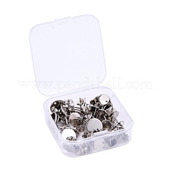 Non-Tarnish 42Pcs 3 Size 304 Stainless Steel Stud Earring Findings&nbsp;STAS-ZZ0001-06P