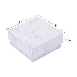 Square Kraft Cardboard Jewelry Boxes&nbsp;AJEW-CJ0001-19