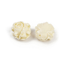 Dyed Synthetic Coral Carved Beads&nbsp;CORA-D035-01B