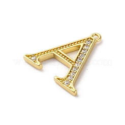 Rack Plating Brass Micro Pave Cubic Zirconia Pendant&nbsp;KK-H449-76G-19