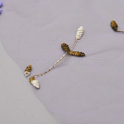 Polyester Embroidered Mesh Fabric&nbsp;DIY-WH0622-399