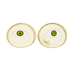 Alloy Stud Earrings&nbsp;LS-EJEW-M075-08G