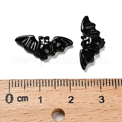 ハロウィーン不透明樹脂カボション  バット  8x19.5x4mm&nbsp;CRES-I045-01D