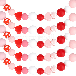 136Pcs Silicone Beads&nbsp;SIL-PA0001-52