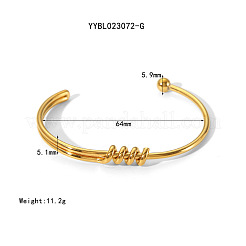 Spiral Design Stainless Steel Cuff Bangles for Women&nbsp;CZ5771-1