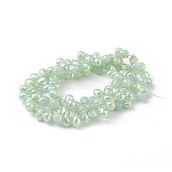 Imitation Jade Glass Beads Strands&nbsp;EGLA-F152-A05