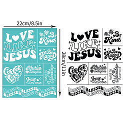 Self-Adhesive Silk Screen Printing Stencil&nbsp;DIY-WH0338-351