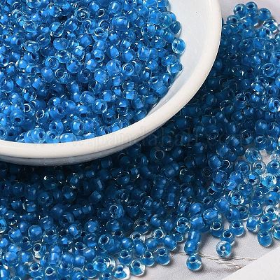 8/0 Transparent Glass Seed Beads&nbsp;SEED-F003-03B-02-1