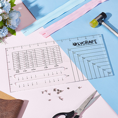 Wholesale Transparent Acrylic Rivet Placement Template - Pandahall.com