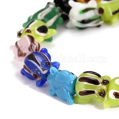 Handmade Lampwork Beads Strands&nbsp;LAMP-I022-13-1