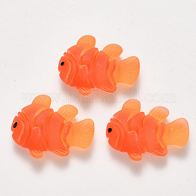 Translucent Frosted Resin Cabochons&nbsp;CRES-N022-11-1