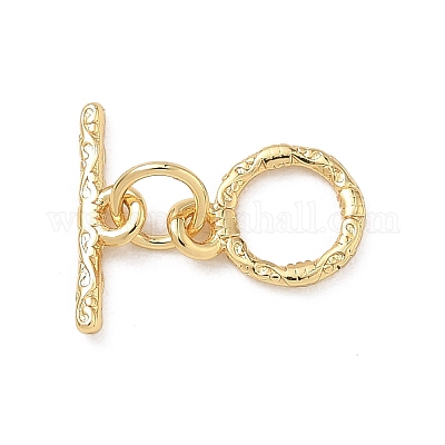 Brass Toggle Clasp&nbsp;KK-D289-53A-G-1