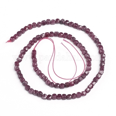 Natural Ruby Beads Strands&nbsp;G-E560-A06-4mm-1