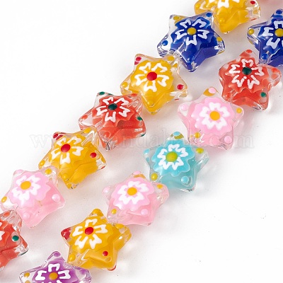 Transparent Glass Beads Strands&nbsp;LAMP-F029-03F-1
