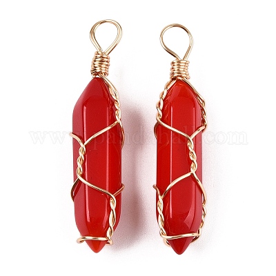 Lampwork Pendants&nbsp;GLAA-T023-07C-1