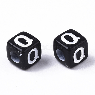 Opaque Acrylic Beads&nbsp;X-SACR-N002-01Q-1