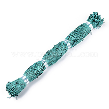 ワックスコットンコード  ダークシアン  1mm  約360ヤード/バンドル（330m /バンドル）&nbsp;YC-S007-1mm-257-1
