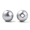 Spray Painted ABS Plastic Imitation Pearl Beads, Round, Gainsboro, 8x7.5mm, Hole: 1.8mm, about 2080 pcs/500g