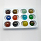 Gemstone Beads, Gemstone Sphere, Mixed Style, No Hole/Undrilled, Round, Mixed Stone, 40mm
