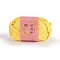 Polyester Cloth Yarn, For Hand Knitting Thick Thread, Crochet Cloth Yarn, Yellow, 23mm