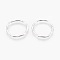 Tibetan Style Linking Rings, Circle Frames, Cadmium Free & Nickel Free & Lead Free, Platinum Color, 22x1.5mm, about 18.5mm inner diameter