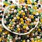 Glass Beads, Faceted, Rondelle, Marine Blue, 6x5mm, Hole: 1mm, about 2360pcs/500g