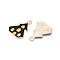 Halloween Theme Alloy Enamel Pendants, Light Gold, Haunted House, 22x18x1mm, Hole: 2mm