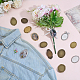 13Pcs 13 Styles Zinc Alloy Brooch Base Settings&nbsp;FIND-PH0029-16-4