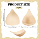 Polyester Bra Pads Inserts&nbsp;DIY-WH0816-072B-01-2