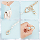 2Pcs 2 Colors ABS Imitation Pearl Bag Chain&nbsp;FIND-WR0004-49-2