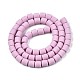 樹脂粘土ビーズ連売り  コラム  プラム  5~7x6mm  穴：1.5~2mm  約61~69個/連  15.74インチ&nbsp;CLAY-T001-C61-2
