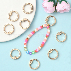 18Pcs Alloy Spring Gate Rings&nbsp;FIND-SC0016-59LG