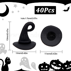 40Pcs Halloween Theme Alloy Pendants&nbsp;ENAM-SC0003-26