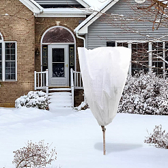 Non-Woven Fabric Thickened Winter Plant Covers with Zipper Drawstring&nbsp;DIY-WH20816-001A