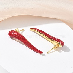 Brass Stud Earrings for Women&nbsp;EJEW-A167-18G