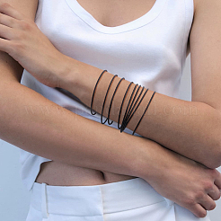 48Pcs 4 Colors Spring Bracelets Set&nbsp;BJEW-BC0001-12