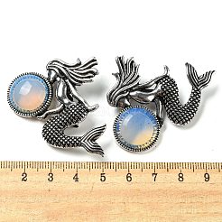 Dual-use Items Alloy Mermaid Brooch&nbsp;JEWB-C026-02D-AS