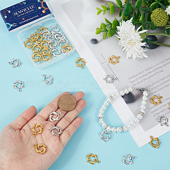 60Pcs 2 Colors Tibetan Style Alloy Pendants&nbsp;FIND-SC0004-94