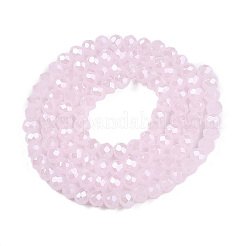Electroplate Glass Beads Strands&nbsp;EGLA-A044-J4mm-A02
