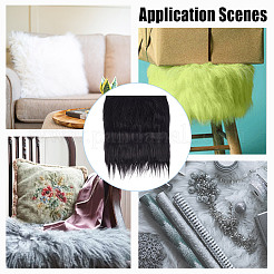 Square Faux Fur Squares Fabric&nbsp;AJEW-WH0348-615B