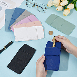 9Pcs 9 Colors Imitation Leather Medical Pen Cases&nbsp;AJEW-OC0015-41