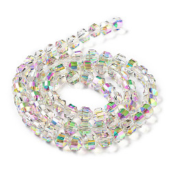 Electroplate Rondelle Glass Beads Strands&nbsp;EGLA-A036-09A-FR02