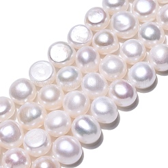 Natural Cultured Freshwater Pearl Beads Strands&nbsp;PEAR-N014-08I-01