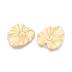 ラックメッキ合金ペンダント  ハート  カドミウムフリー＆鉛フリー  マットゴールドカラー  31x28x3mm  穴：2.5mm&nbsp;PALLOY-N179-09MG