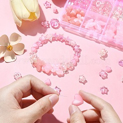 DIY Acrylic Beaded Stretch Bracelets Jewelry Kits&nbsp;DIY-YW0010-06